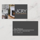 Carpentry, Fireplace Visitekaartje beëindigen (Voorkant / Achterkant)