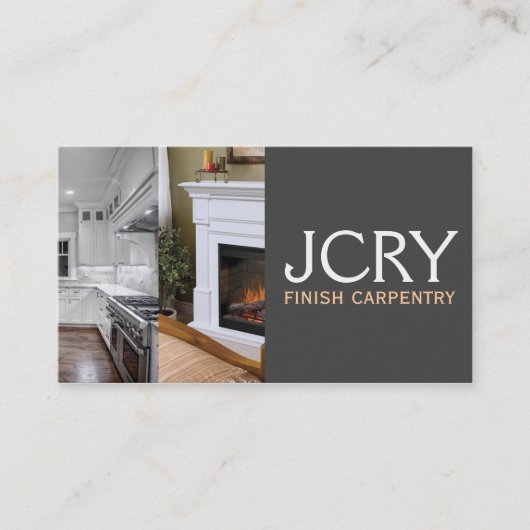 Carpentry, Fireplace Visitekaartje beëindigen (Voorkant)