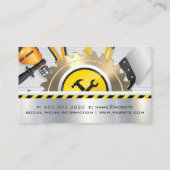 Carpentry | Gereedschap voor de bouw Visitekaartje (Achterkant)