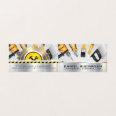 Carpentry | Gereedschap voor de bouw Visitekaartje (Buitenkant ongevouwen)