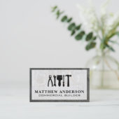 Carpentry Handyman Tools Visitekaartje (Staand voorkant)