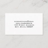 Carpentry-hardware-tools op houten tafel visitekaartje (Achterkant)