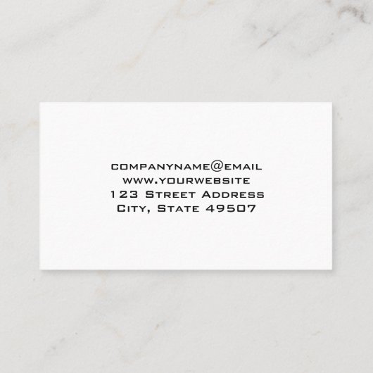 Carpentry-hardware-tools op houten tafel visitekaartje (Achterkant)