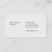 Carpentry Home Improvement Hammer en Saw Visitekaartje (Achterkant)