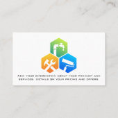 Carpentry | Hout Visitekaartje (Achterkant)