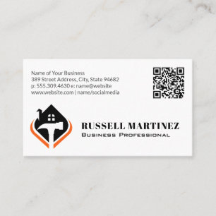 Carpentry Logo   QR-code-Visitekaartje Visitekaartje