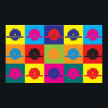 Carpentry Pop Art Poster<br><div class="desc">Carpentry Pop Art. Als Carpentry je hobby,  beroep of obsessie is,  show het dan met geweldige Carpentry t-shirts,  mokken,  stickers en nog veel meer. Het zijn ook geweldige cadeautjes voor andere Carpentry-ventilatoren!</div>