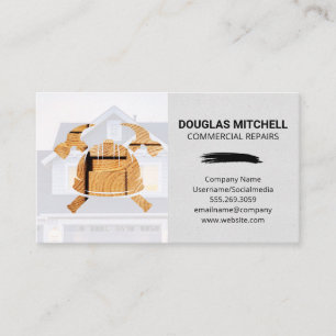 Carpentry   Thuis   Handyman Construction Logo Visitekaartje