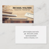 Carpentry-tools | Hout | Handyman Visitekaartje (Voorkant / Achterkant)
