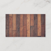 Carpentry-tools | Houten planken Visitekaartje (Achterkant)