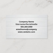 Carpentry tools op tafel visitekaartje (Achterkant)