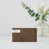Carpentry Visitekaartje (Staand voorkant)