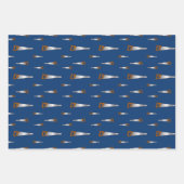 Carpentry Woodworking Saws Pattern Inpakpapier Vel (Voorkant 3)