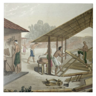 Carpentry Workshop in Kupang, Timor, bord 6 van Tegeltje