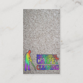 Carpet Cleaning Service Business Card Visitekaartje