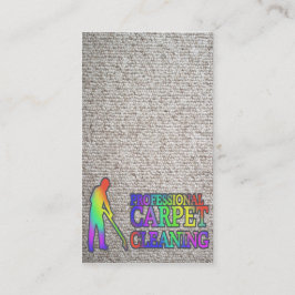 Carpet Cleaning Service Business Card Visitekaartje