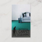 Carpet Cleaning Service Business Card Visitekaartje (Voorkant)
