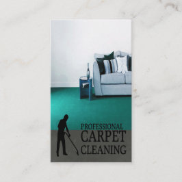 Carpet Cleaning Service Business Card Visitekaartje