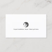 Carpet Cleaning Service Business Card Visitekaartje (Achterkant)
