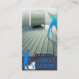 Carpet Cleaning Service Business Card Visitekaartje