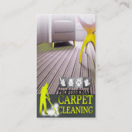 Carpet Cleaning Service Business Card Visitekaartje
