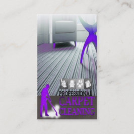 Carpet Cleaning Service Business Card Visitekaartje