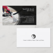 Carpet Cleaning Service Business Card Visitekaartje (Voorkant / Achterkant)