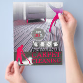 Carpet Cleaning Service Discount Offer Flyer (Hand)