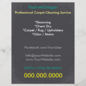 Carpet Cleaning Service Discount Offer Flyer (Achterkant)