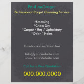Carpet Cleaning Service Discount Offer Flyer (Achterkant)