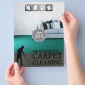 Carpet Cleaning Service Discount Offer Flyer (Hand)
