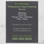 Carpet Cleaning Service Discount Offer Flyer (Achterkant)