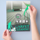 Carpet Cleaning Service Discount Offer Flyer (Hand)