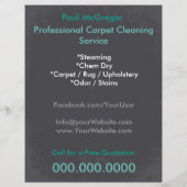 Carpet Cleaning Service Discount Offer Flyer (Achterkant)