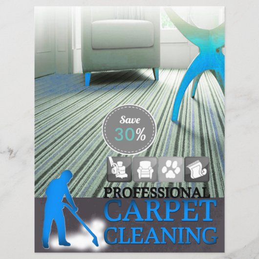 Carpet Cleaning Service Discount Offer Flyer (Voorkant)
