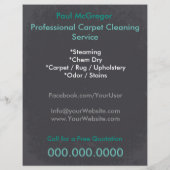 Carpet Cleaning Service Discount Offer Flyer (Achterkant)