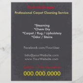 Carpet Cleaning Service Discount Offer Flyer (Achterkant)