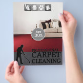 Carpet Cleaning Service Discount Offer Flyer (Hand)