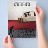 Carpet Cleaning Service Flyer (Hand)