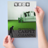 Carpet Cleaning Service Flyer (Hand)