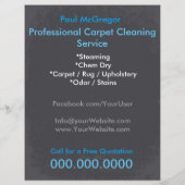 Carpet Cleaning Service Flyer (Achterkant)