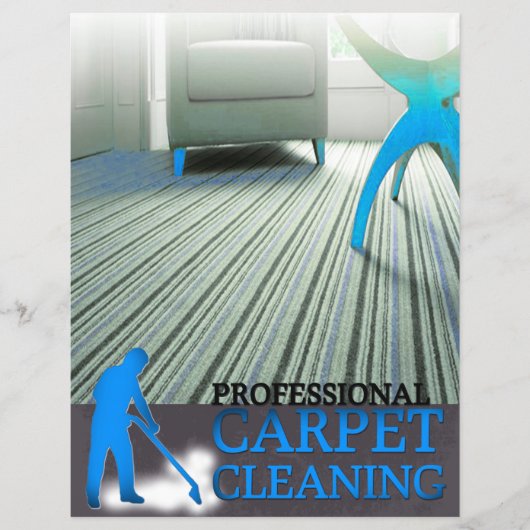 Carpet Cleaning Service Flyer (Voorkant)