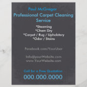 Carpet Cleaning Service Flyer (Achterkant)
