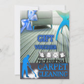 Carpet Cleaning Service Gift Voucher (Voorkant)
