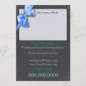 Carpet Cleaning Service Gift Voucher (Achterkant)