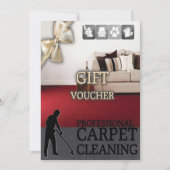 Carpet Cleaning Service Gift Voucher (Voorkant)