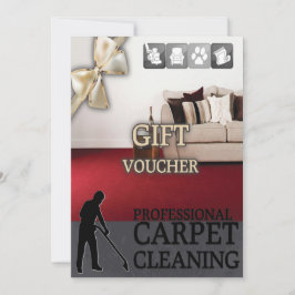 Carpet Cleaning Service Gift Voucher