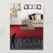 Carpet Cleaning Service Gift Voucher (Voorkant)
