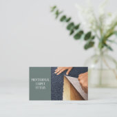 Carpet Fitter Service Professional Visitekaartje (Staand voorkant)
