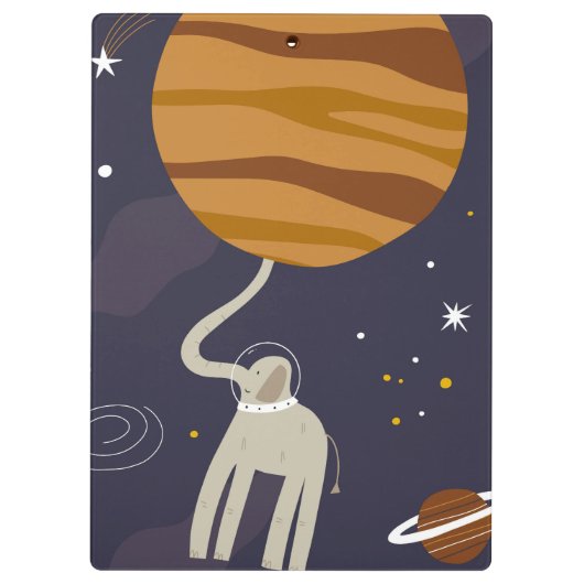 Carpeta de pinza Animals Outer Space Klembord (Achterkant)